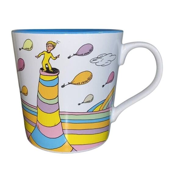 Dr Seuss Coffee Mug Cup Ceramic Oh! The Places You'll Go 12 fluid ounces 2017 - Picture 1 of 7